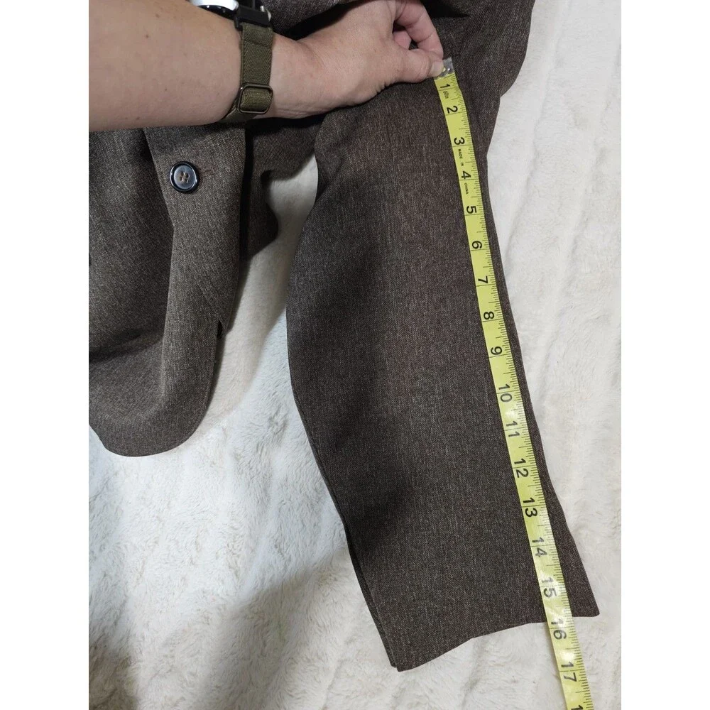 Circle S Western Suit Mens 40 Short 35x30 Brown Tweed Boise Cowboy Rockabilly